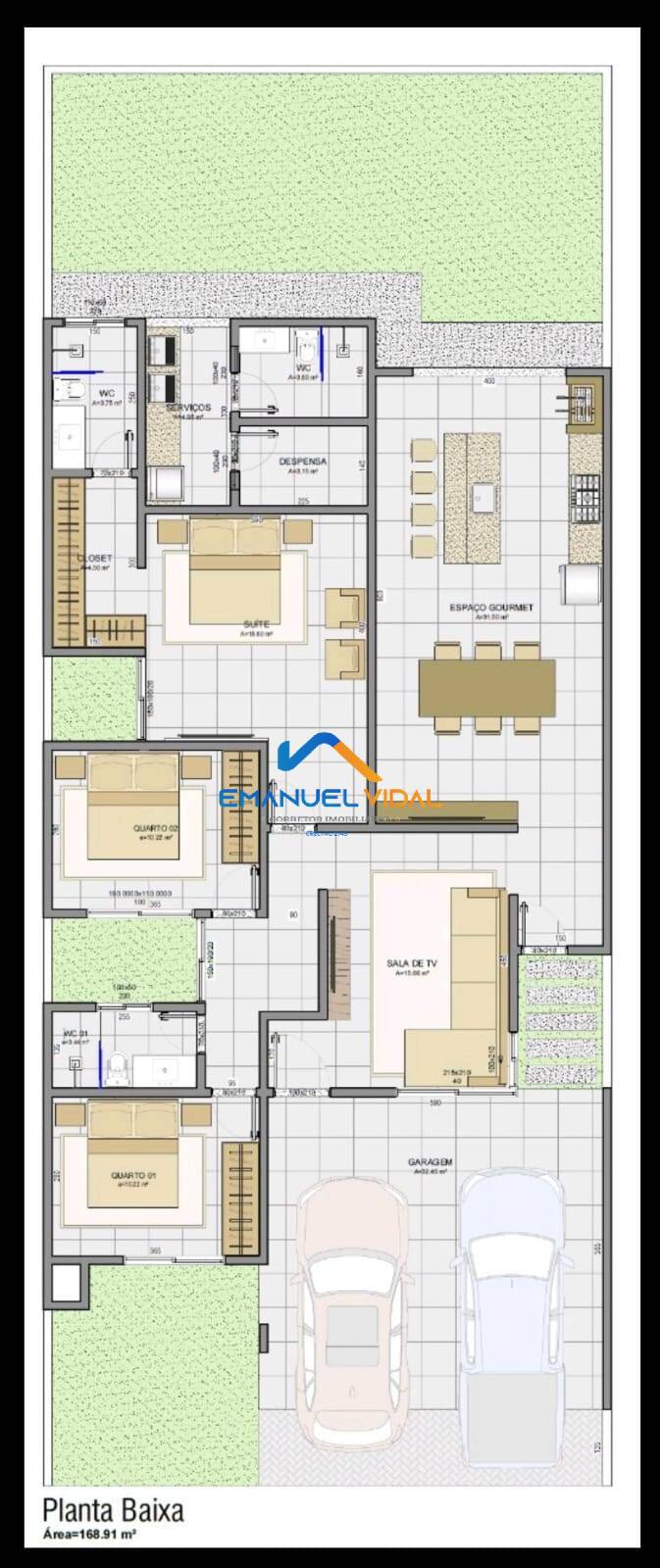 Casa, 3 quartos, 168 m² - Foto 22