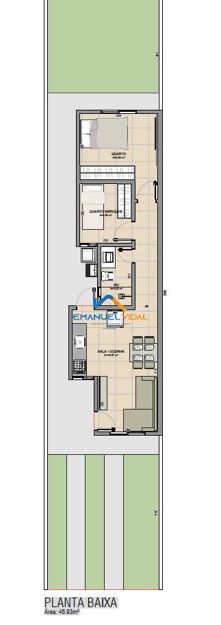 Casa, 2 quartos, 47 m² - Foto 3